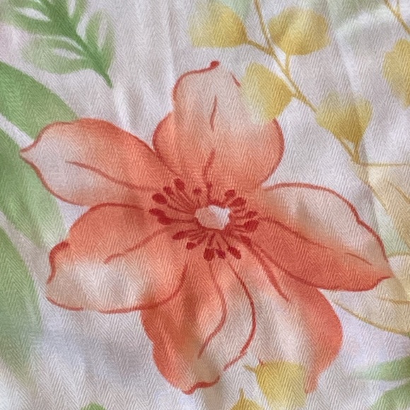 ALIA petite floral button down shirt size 16P - Picture 3 of 10